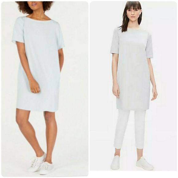 Eileen Fisher Dresses & Skirts - Eileen Fisher T-Shirth  Dress in Cornflowers